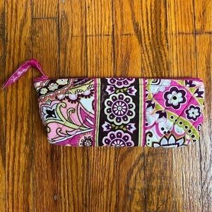 Vera Bradley Very Berry Paisley Pouch
